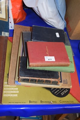 Lot 677 - Small quantity of books together with music LP's