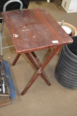 Lot 803 - Folding wooden table