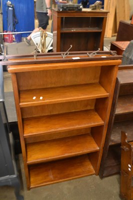 Lot 823 - Four tier free standing book shelf together...