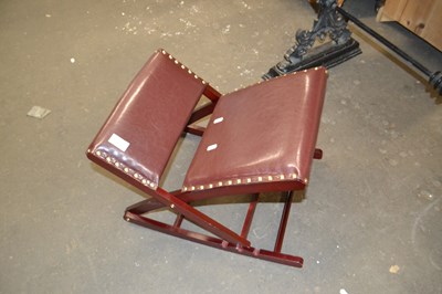 Lot 835 - Adjustable rocker footstool