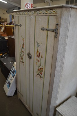 Lot 839 - Painted two door wardrobe