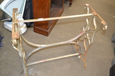 Lot 857 - Cast iron table base