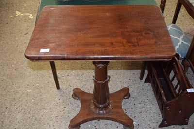 Lot 290 - 19th Century mahogany lamp table with...