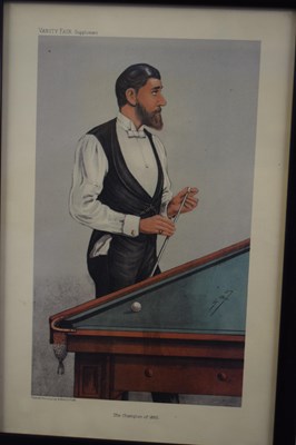 Lot 72 - Vanity Fair spy prints 'The Champion of 1885'...