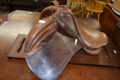 Lot 329 - A leather saddle by Equxtra model Python Event