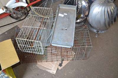 Lot 890 - Rat trap, a squirrel trap and another trap (3)