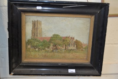 Lot 910 - Watercolour of a Church signed Miller Smith,...