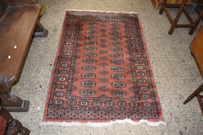 Lot 344 - Modern Middle Eastern wool floor rug, 150cm long