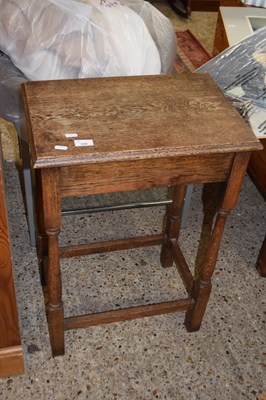 Lot 348 - Small oak occasional table