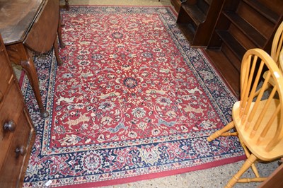 Lot 338 - Large modern machine made rug, 280cm long