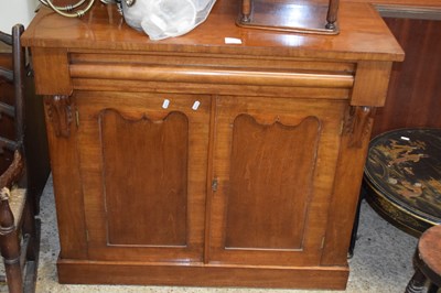 Lot 377 - Victorian mahogany chiffonier, 91cm wide