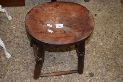 Lot 380 - Cut down Victorian stool