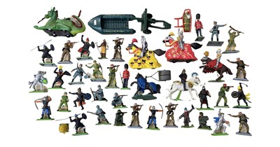 Lot 120 - A collection of Britains die-cast and plastic...