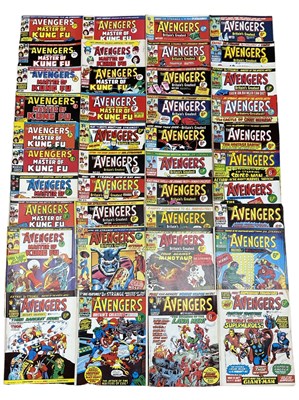 Lot 78 - A collection of 1973 - 1974 Avengers comic...