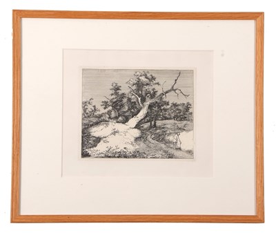 Lot 85 - John Crome (British,1768-1821), 'Road by a...