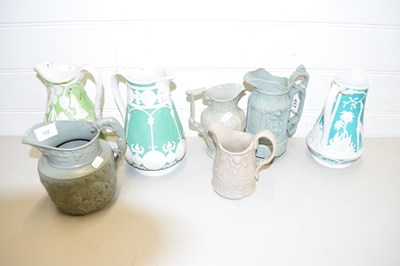 Lot 152 - COLLECTION OF SEVEN VARIOUS VICTORIAN JUGS