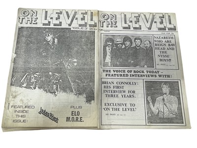 Lot 334 - A pair of 1980 On the Level rock fanzines