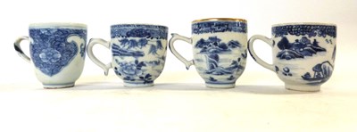 Lot 303 - Group of four 18th Century Chinese porcelain...