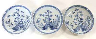 Lot 332 - Group of three 18th Century Chinese porcelain...