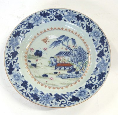 Lot 346 - 18th Century Chinese export porcelain bowl,...