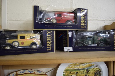 Lot 500 - Three Liberty Classics model vans, boxed