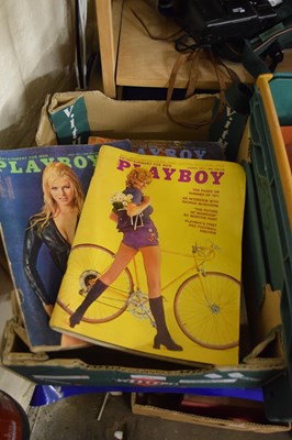 Lot 504 - Quantity of vintage Playboy magazines