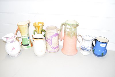 Lot 168 - MIXED LOT VARIOUS DECORATED JUGS TO INCLUDE...