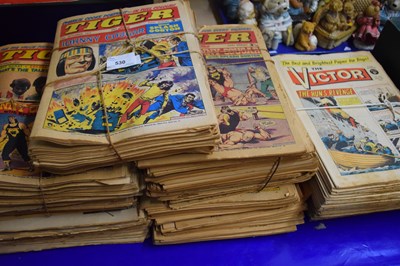 Lot 530 - Quantity of Tiger and Victor comics