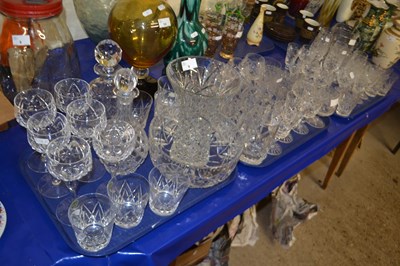 Lot 9 - Extensive quantity of crystal glass ware...