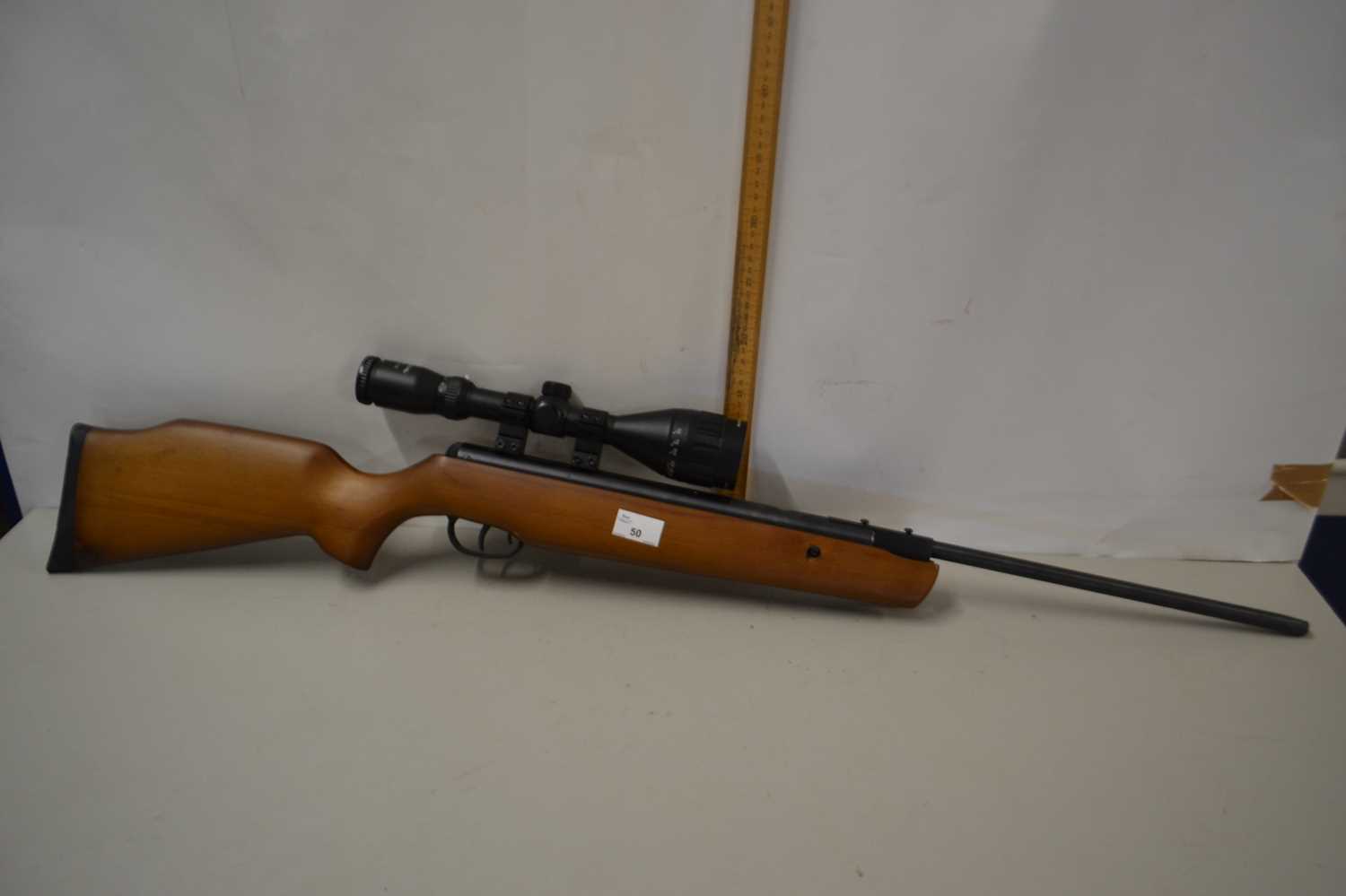 Lot 50 - SMK air rifle with telescopic sight