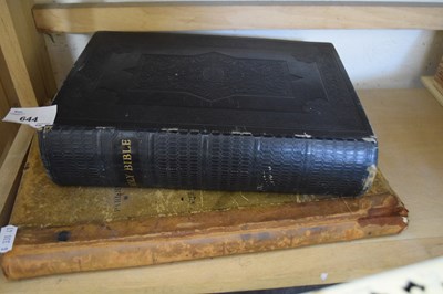 Lot 644 - Holy Bible and alphabetical list of Parishes,...