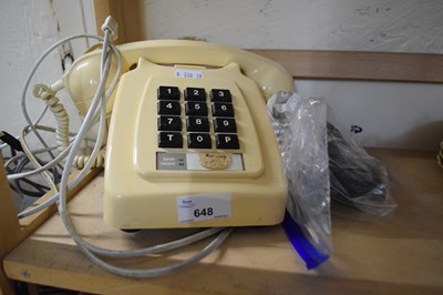 Lot 648 - Retro telephone and other mobile phones