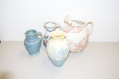 Lot 194 - MIXED LOT: VICTORIAN WASH JUG PLUS TWO FURTHER...