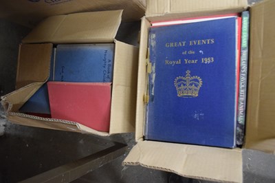 Lot 699 - Two boxes of assorted reference books