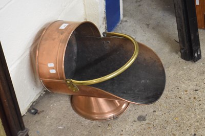 Lot 305 - Copper coal skuttle