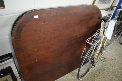 Lot 330 - Mid 19th Century mahogany table top with cross...