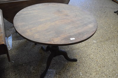 Lot 376 - Small folding circular breakfast table,...