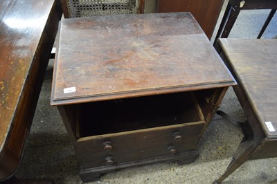 Lot 382 - A chest type commode with folding top (a/f)...