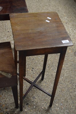 Lot 390 - Small mahogany finish plant stand