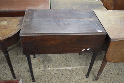 Lot 394 - Small folding table, width approx 74cm