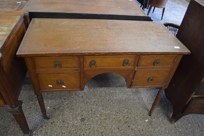 Lot 397 - Small 19th Century dressing table with strung...