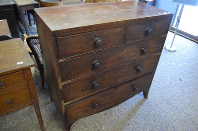 Lot 398 - 19th Century mahogany chest of two short over...