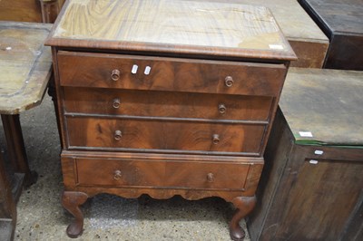 Lot 403 - A compact chest of drawers, width approx 70cm