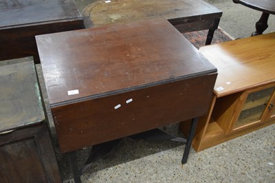 Lot 405 - Mahogany folding table (a/f) width 71cm