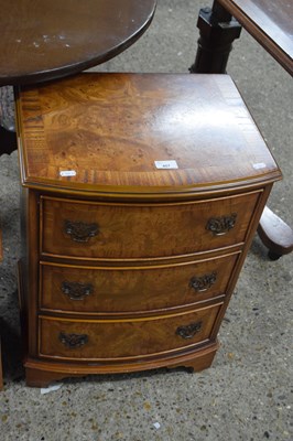 Lot 407 - A reproduction bedside chest, width approx 46cm