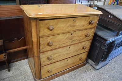 Lot 413 - Early 20th Century chest of four drawers,...