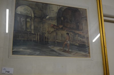 Lot 710 - Reproduction Russell Flint print, framed and...