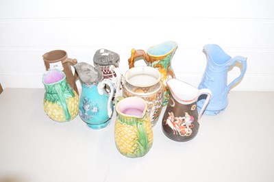 Lot 208 - MIXED LOT VARIOUS VICTORIAN JUGS TO INCLUDE...
