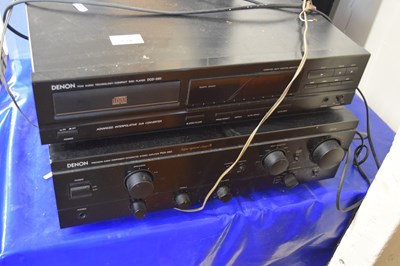 Lot 734 - Denon compact disc player and amplifier (2)