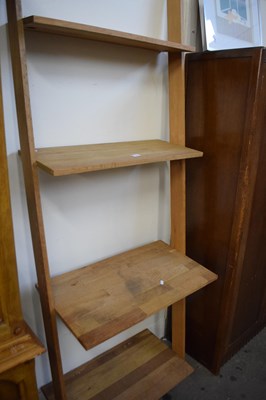 Lot 737 - Four tier sloping display shelf